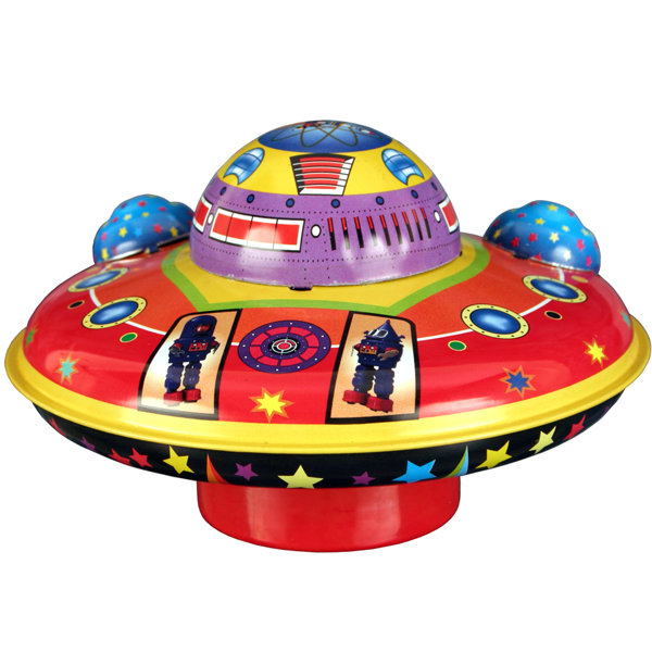 Alexander Taron Collectible Decorative Tin Toy Flying Saucer Wayfair